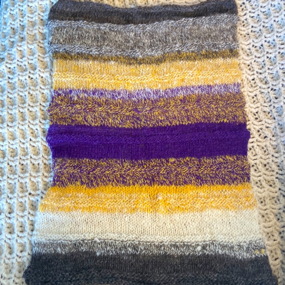 100% Wool Knitted Cowl/Scarf